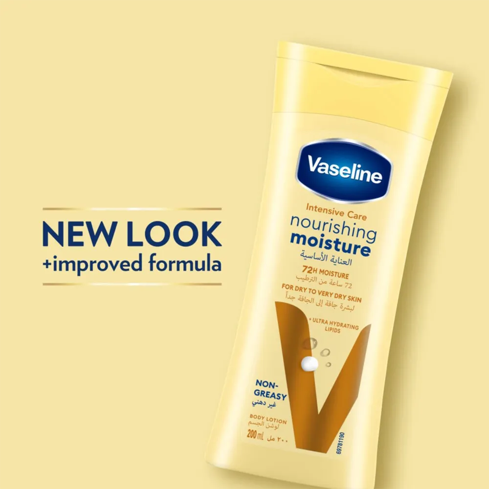Vaseline Intensive Care Nourishing Moisture Lotion - 200 ml thumbnail 3
