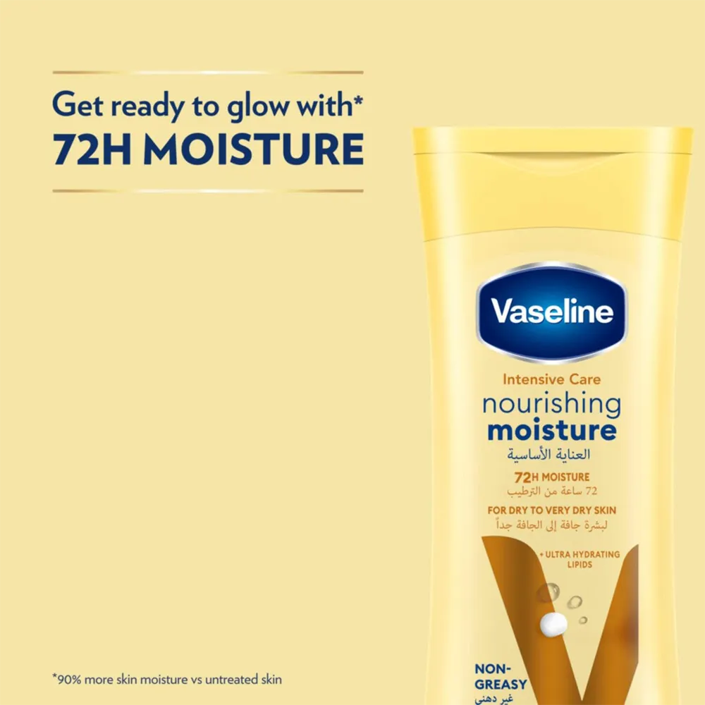 Vaseline Intensive Care Nourishing Moisture Lotion - 200 ml thumbnail 4