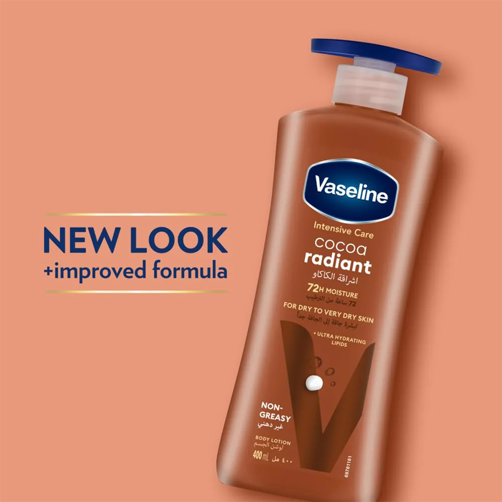 Vaseline Intensive Care Cocoa Radiant Lotion - 400 ml thumbnail 3