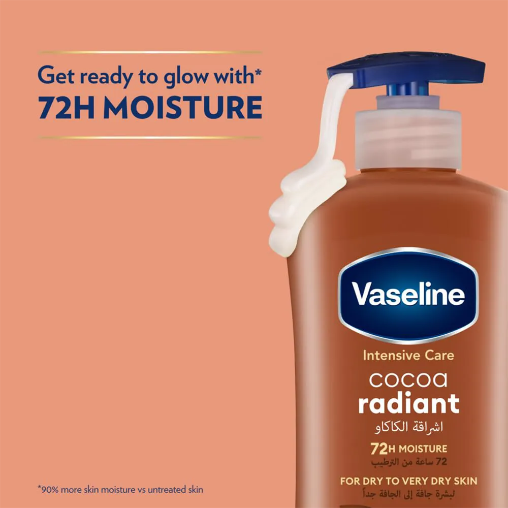 Vaseline Intensive Care Cocoa Radiant Lotion - 400 ml thumbnail 4