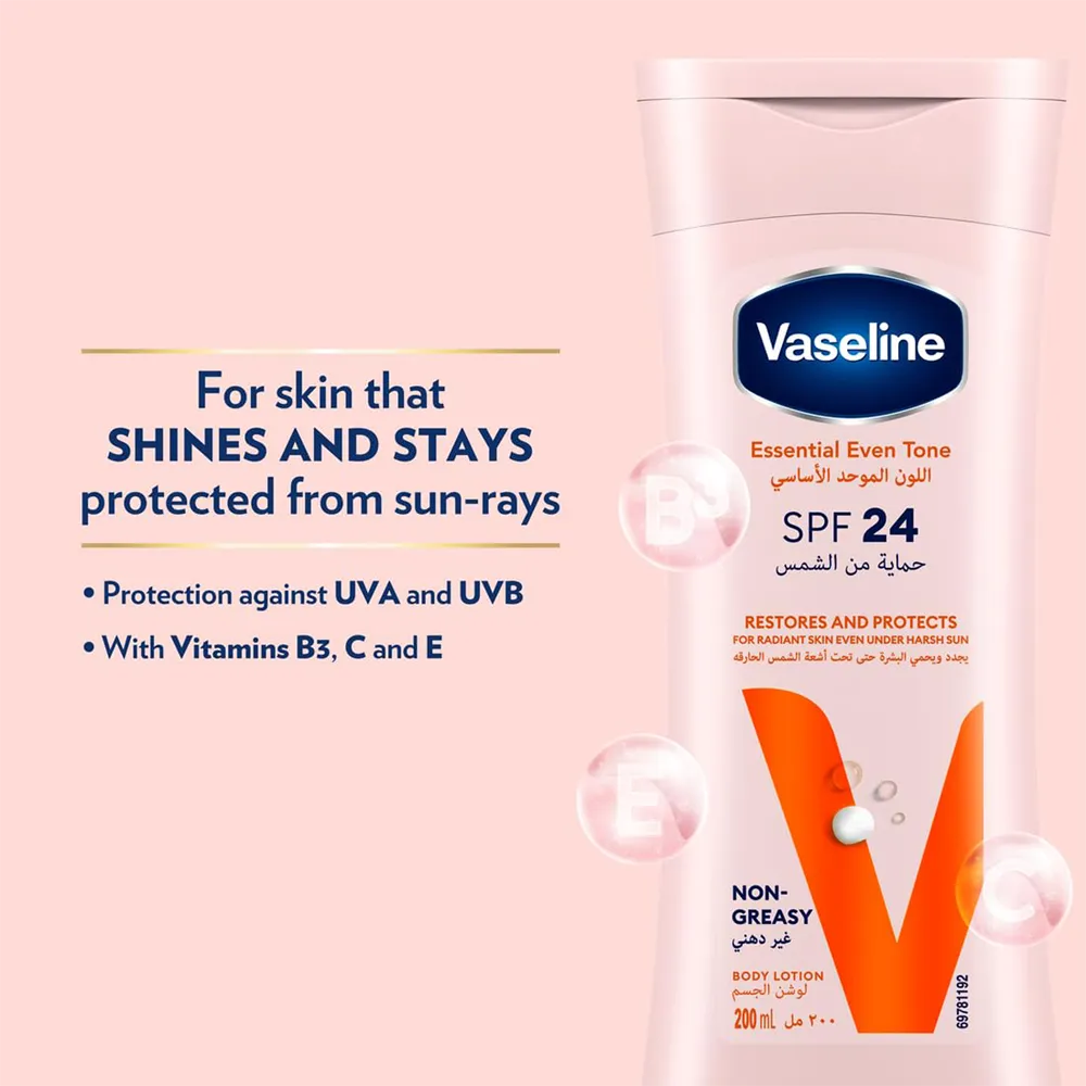 Vaseline Essential Even Tone SPF 24 - 200 ml thumbnail 5