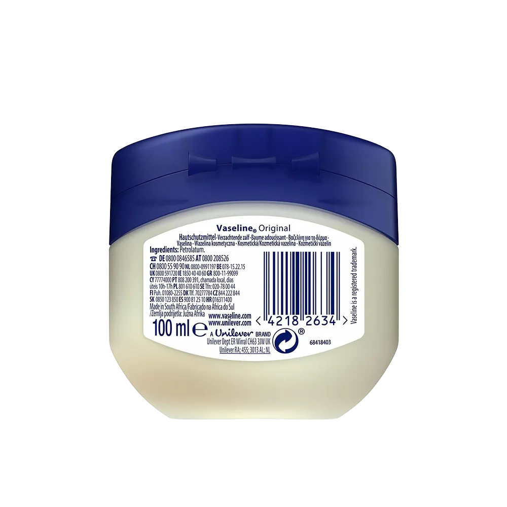 Vaseline Blue Seal Original Petroleum Jelly - 100 ml thumbnail 2