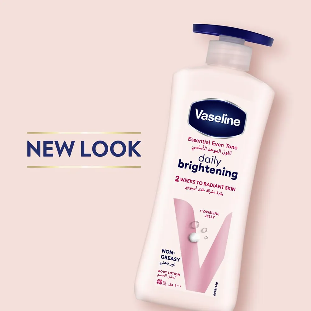 Vaseline Essential Even Tone UV Lightening Body Lotion - 400 ml thumbnail 3