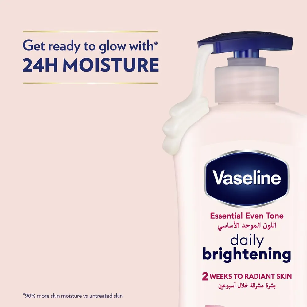 Vaseline Essential Even Tone UV Lightening Body Lotion - 400 ml thumbnail 4
