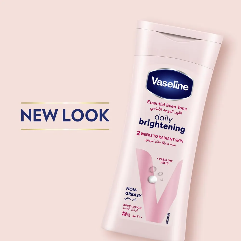 Vaseline Essential Even Tone UV Lightening Body Lotion - 200 ml thumbnail 3