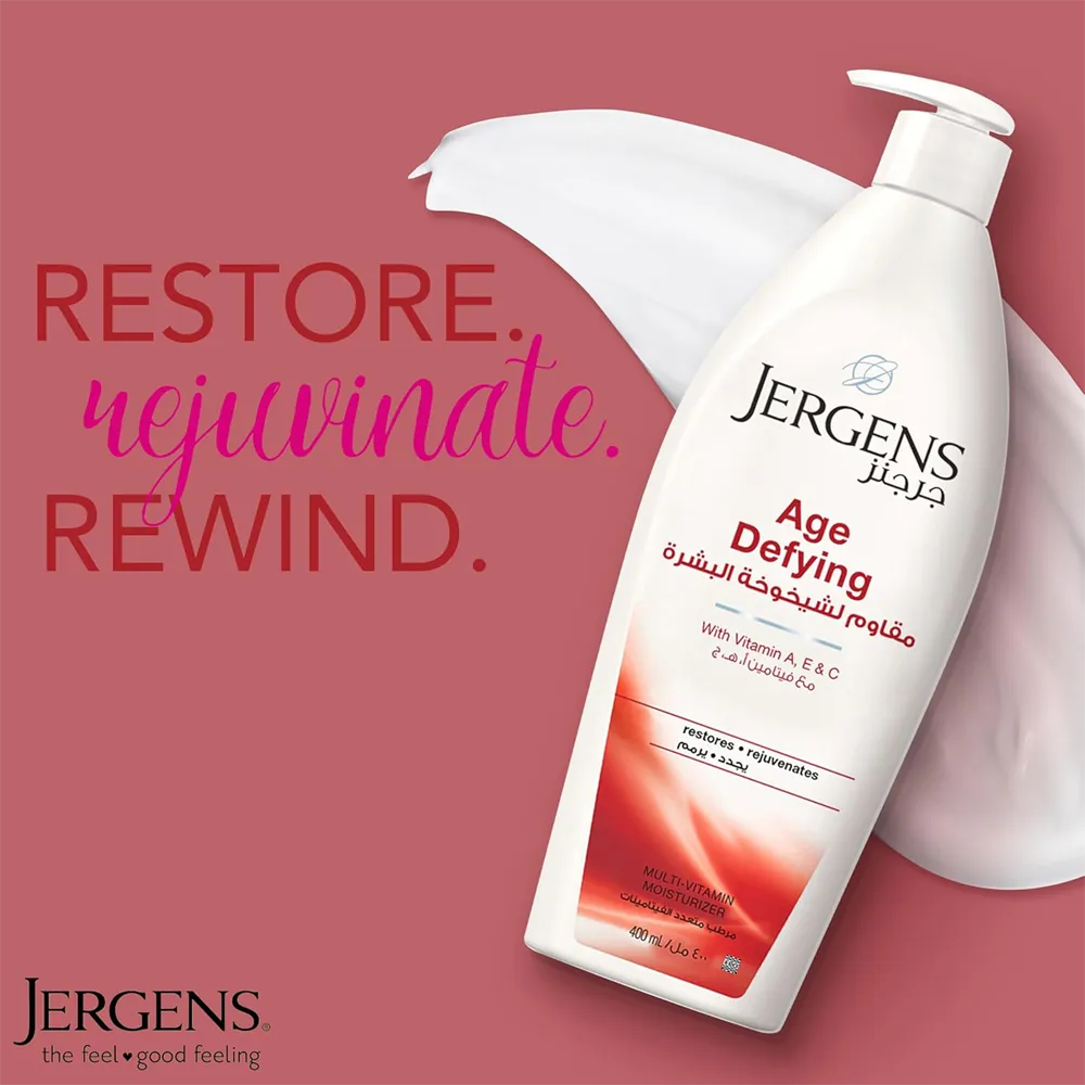 Jergens Age Defying Multi-Vitamin Moisturizer - 400 ml thumbnail 3