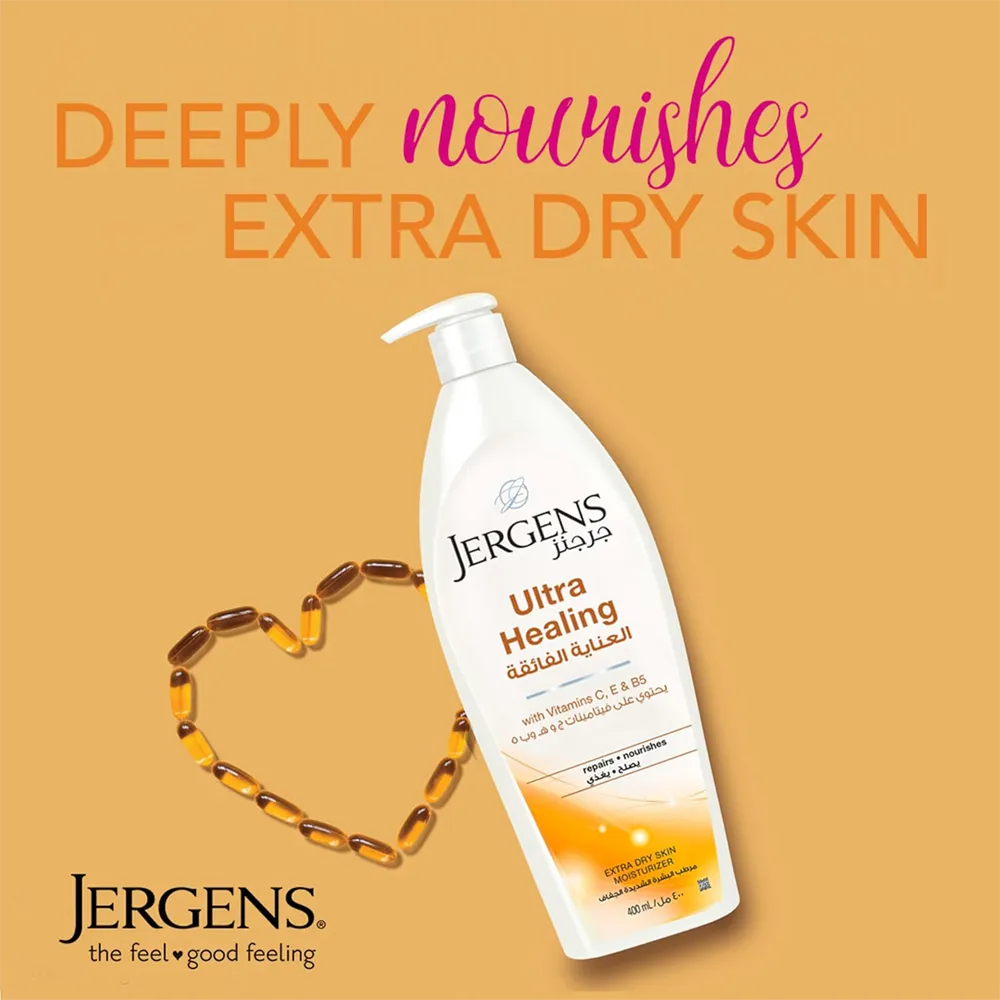 Jergens Ultra Healing Extra Dry Skin Moisturizer - 400 ml thumbnail 3