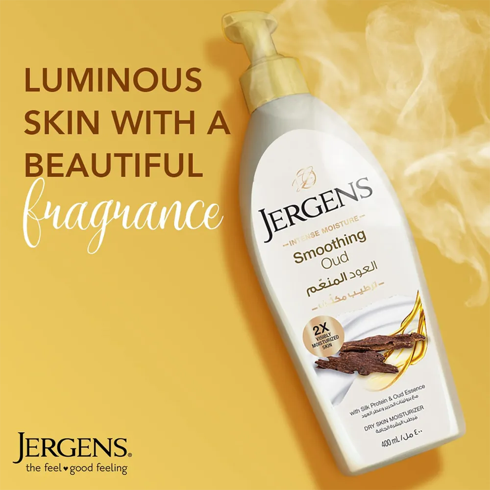 Jergens Smoothing Oud Dry Skin Moisturizer - 400 ml thumbnail 3