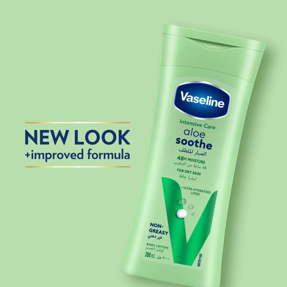 Vaseline Intensive Care Aloe Soothe Body Lotion - 200 ml thumbnail 3