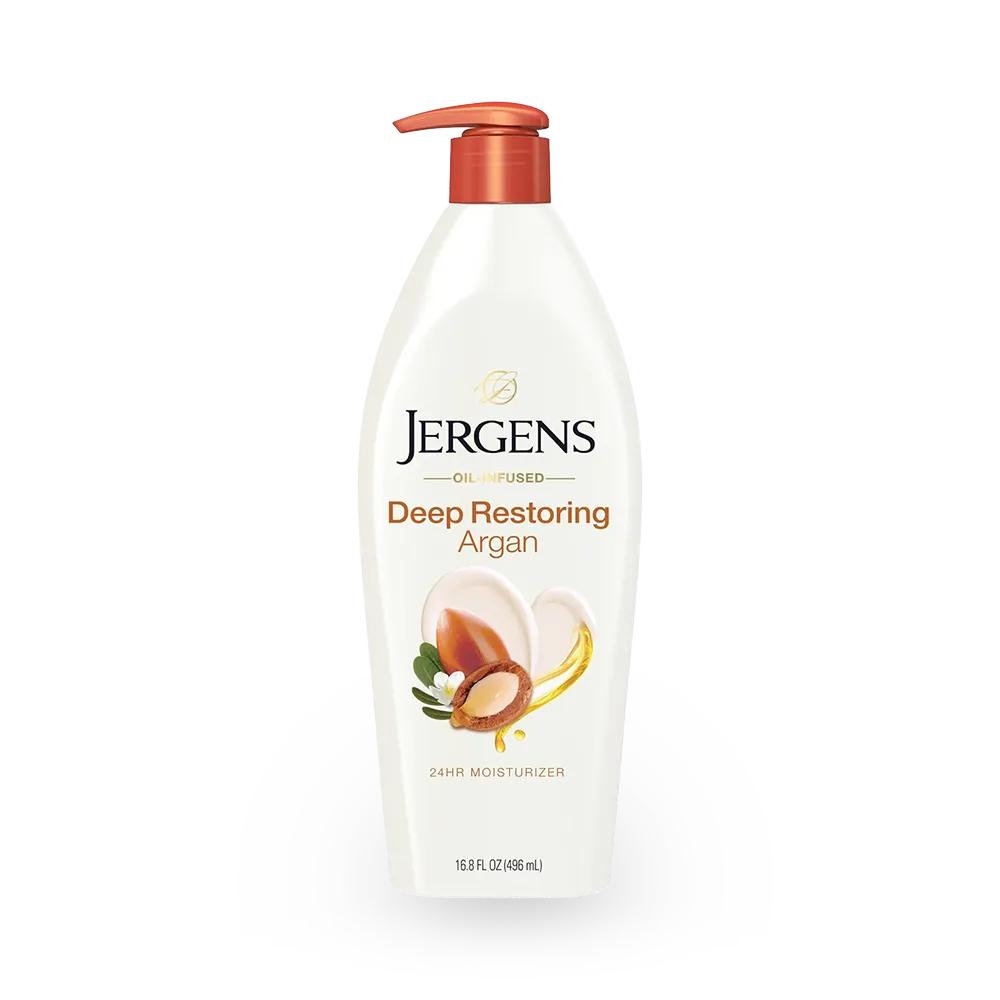 Jergens Oil-Infused Deep Restoring Argan Moisturiser - 400 ml thumbnail 1