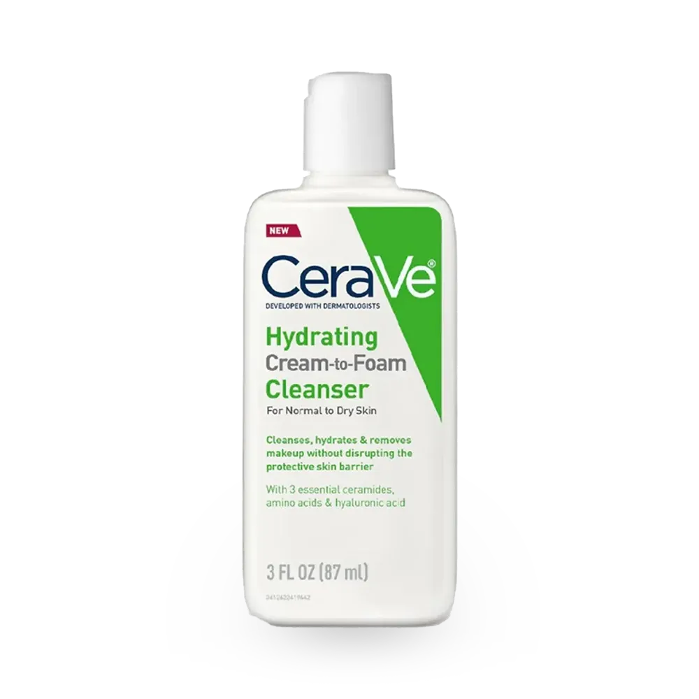 CeraVe Hydrating Cream-to-Foam Cleanser - 87 ml thumbnail 1