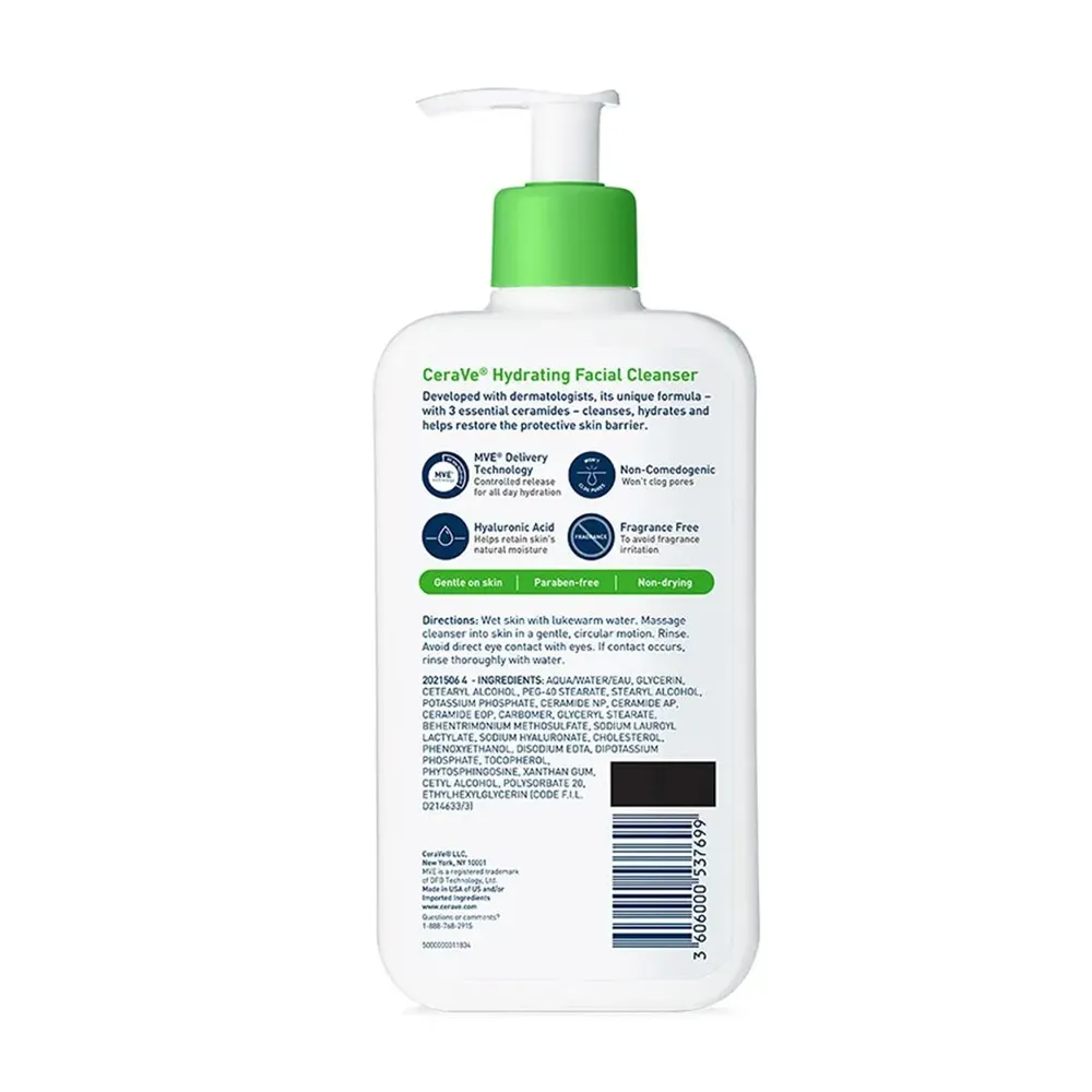 CeraVe Hydrating Facial Cleanser - 355 ml thumbnail 2