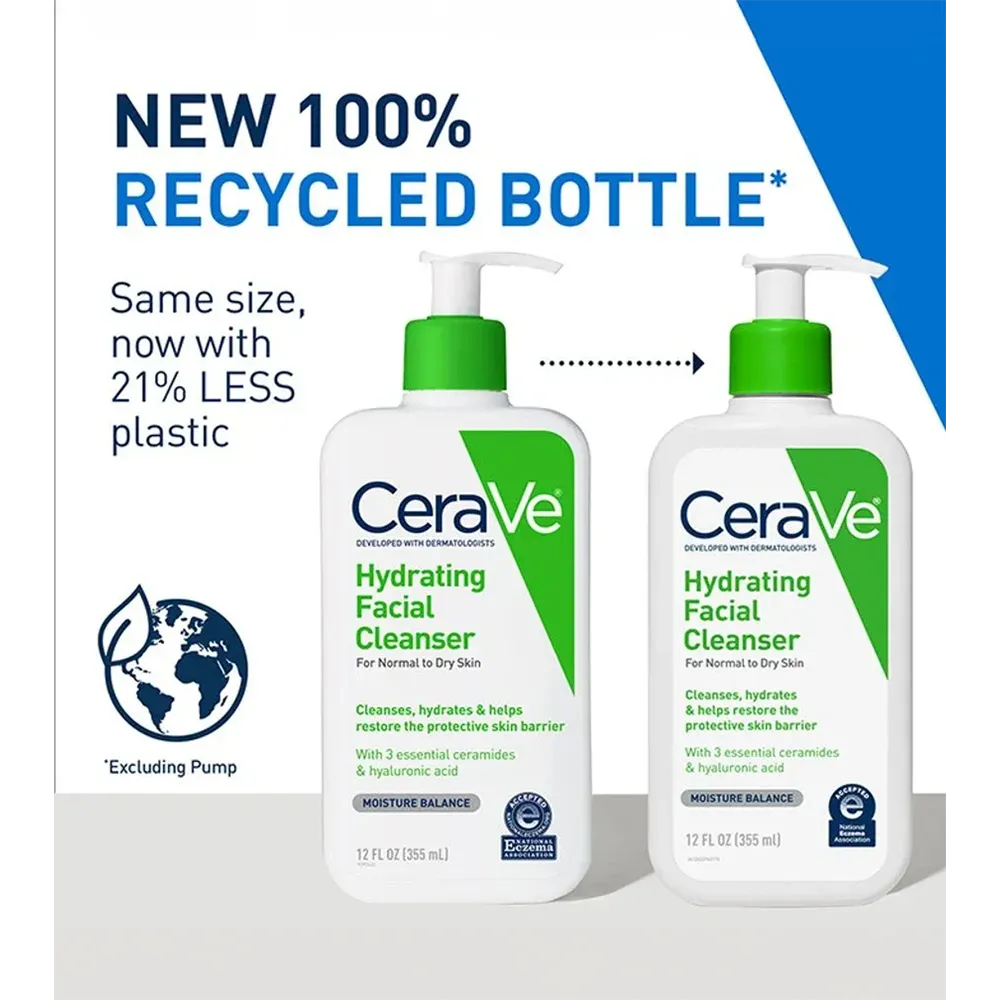 CeraVe Hydrating Facial Cleanser - 355 ml thumbnail 3