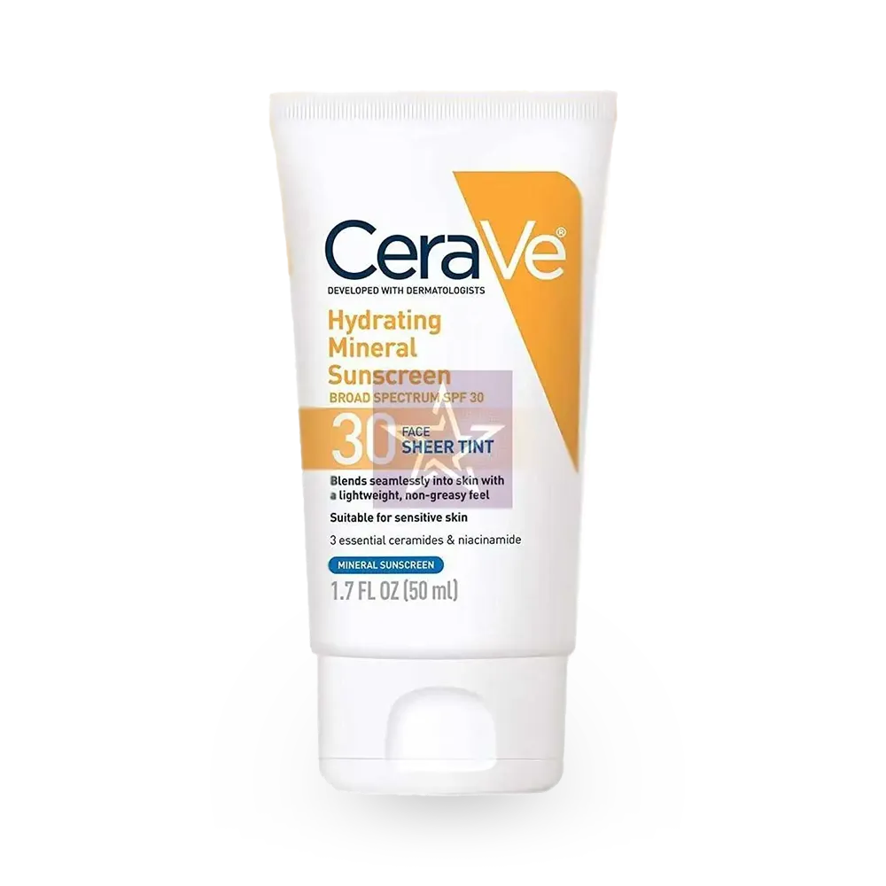 CeraVe Hydrating Mineral Sunscreen SPF 30 Face Sheer Tint - 50 ml thumbnail 1