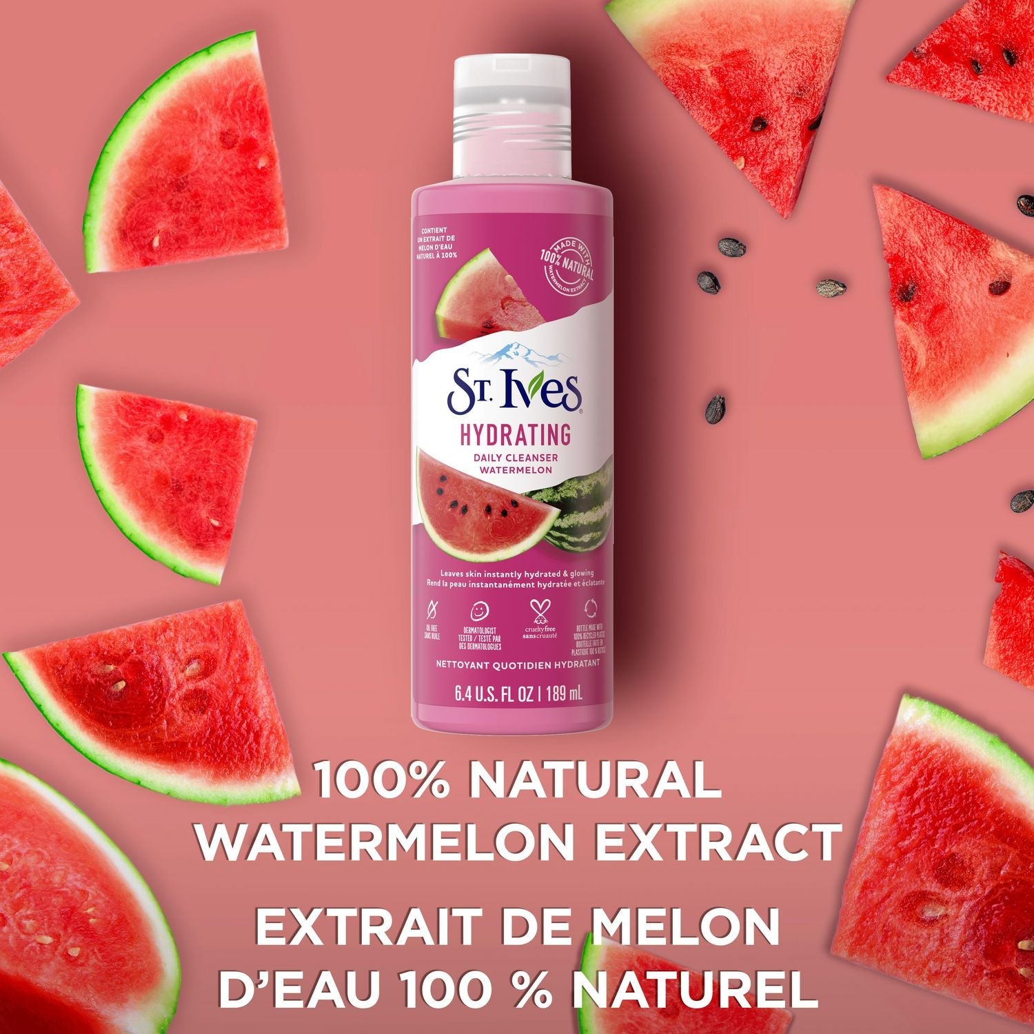 St. Ives Hydrating Daily Cleanser Watermelon - 189 ml thumbnail 1