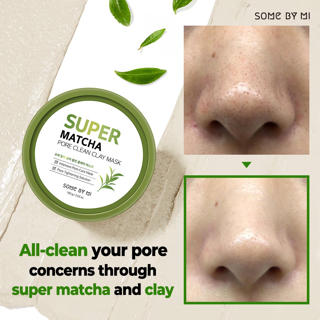Some By MI Super Matcha Pore Clay Mask - 100 g thumbnail 3