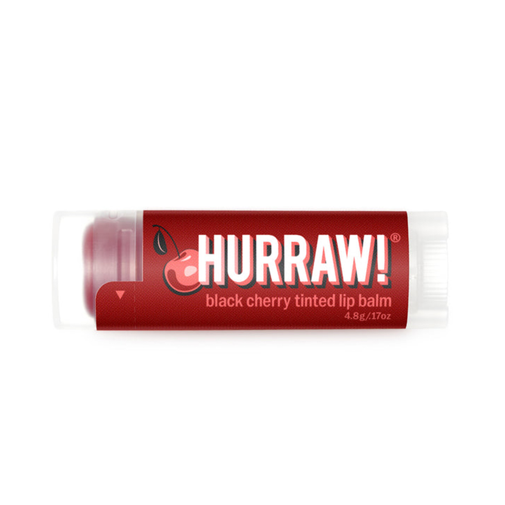 HURRAW! Black Cherry Tinted Lip Balm - 4.8 g thumbnail 1