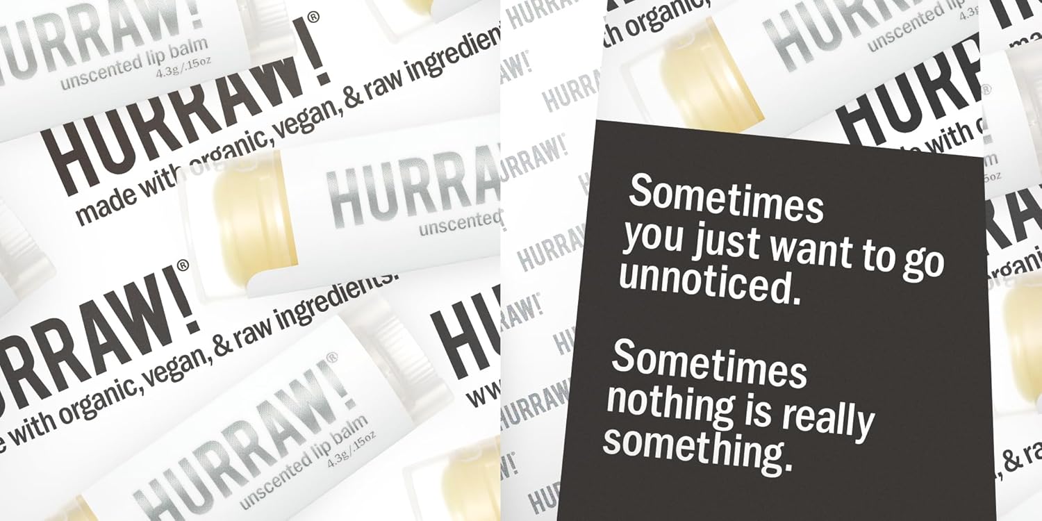 HURRAW! Unscented Lip Balm - 4.8 g thumbnail 3