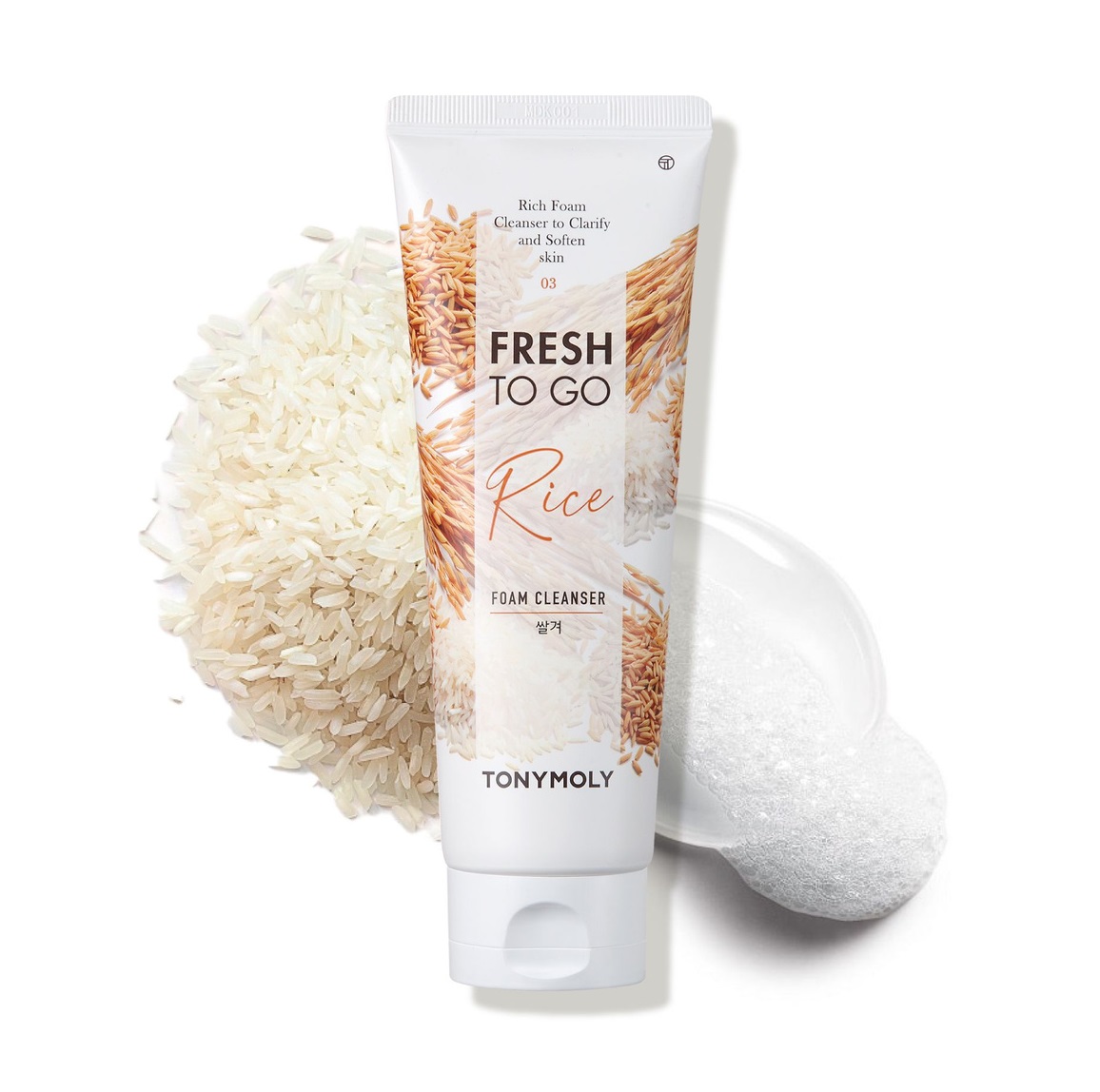 TONYMOLY Fresh To Go Rice Foam Cleanser - 170 ml thumbnail 2