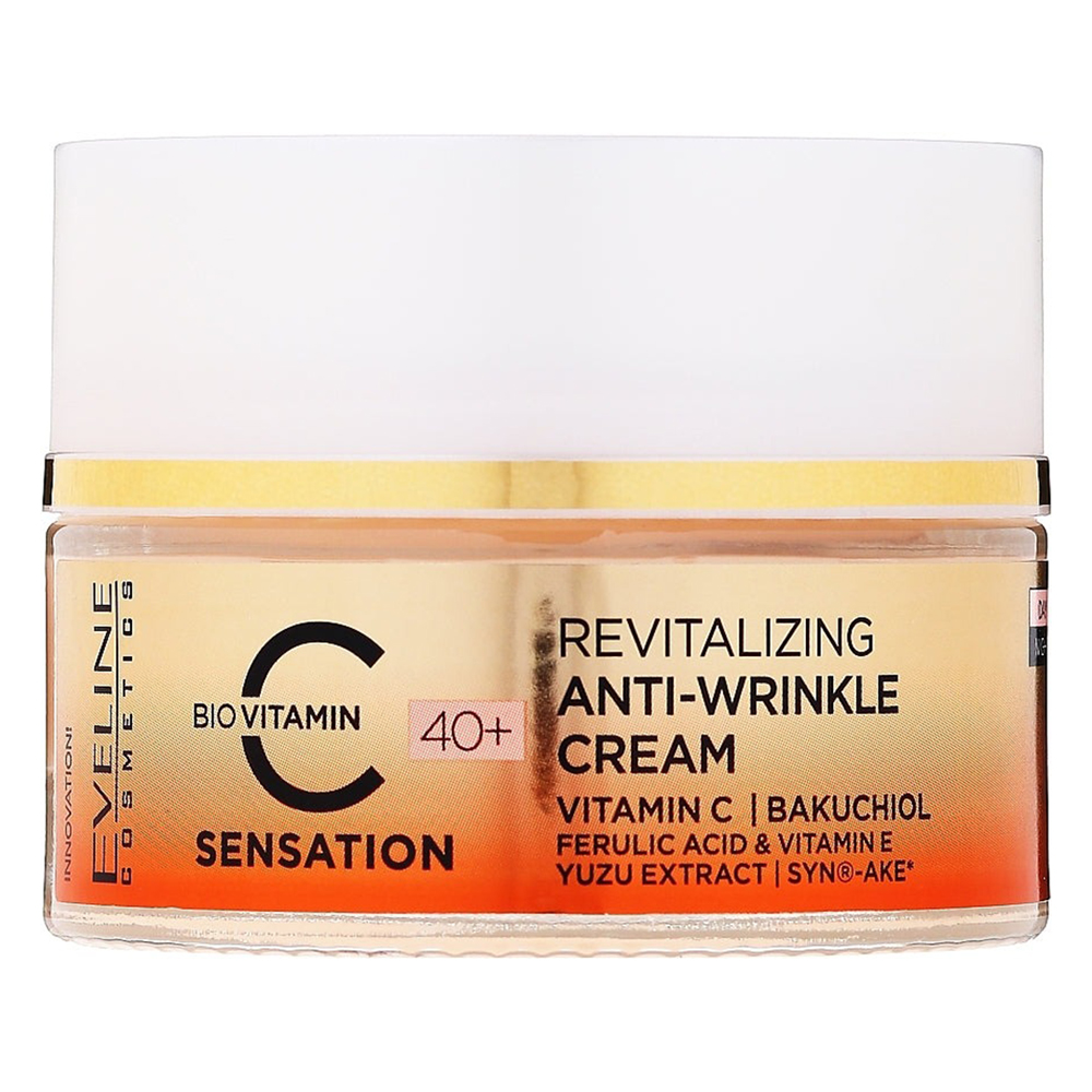 Eveline C-Sensation Strongly Revitalizing Anti-Wrinkle Cream 40+ - 50 ml thumbnail 1