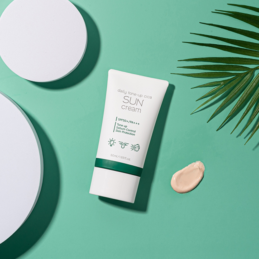 prreti Daily Tone-Up Cica Sun Cream SPF 50+ - 50 ml thumbnail 2