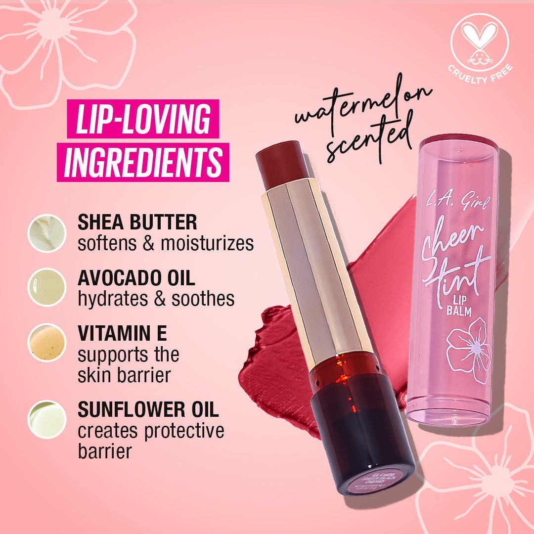 L.A.Girl Sheer Tint Lip Balm - GLC605 Sheer Berry thumbnail 4