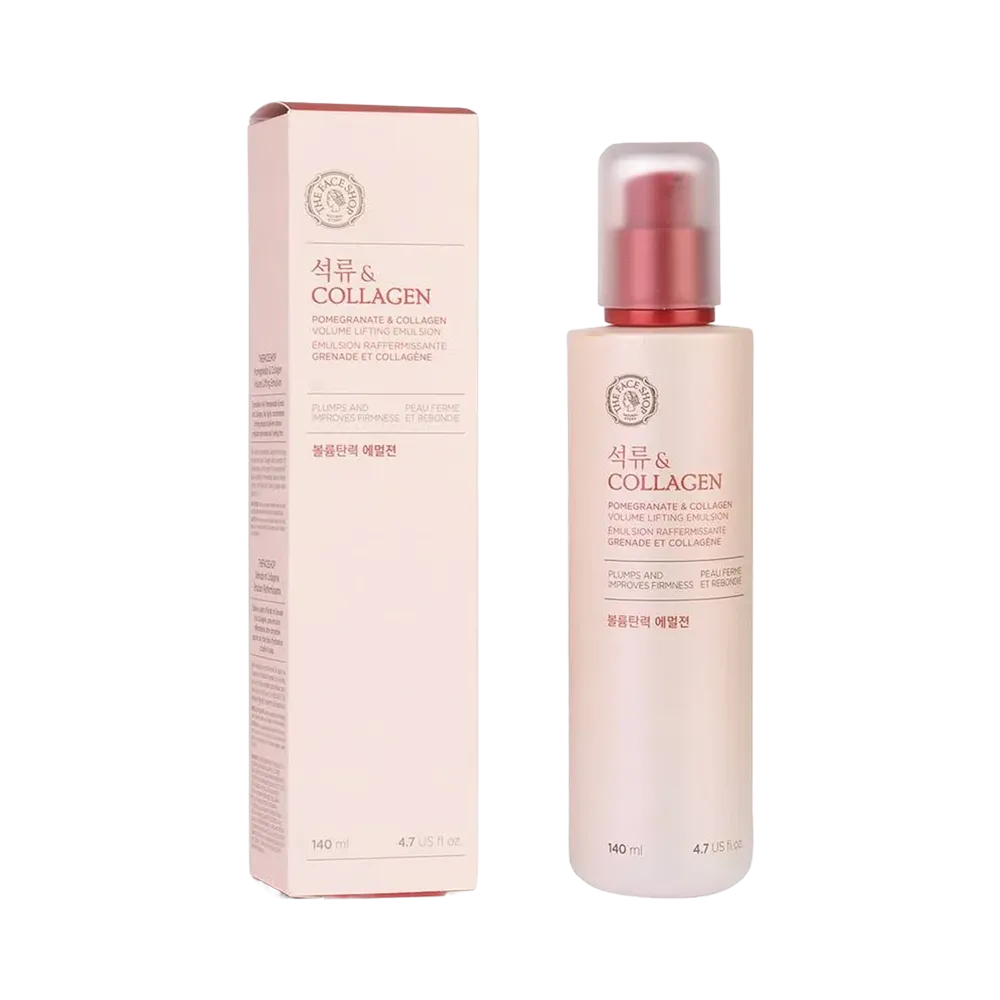 The Face Shop Pomegranate The Collagen Volume Lifting Emulsion - 140 ml thumbnail 1