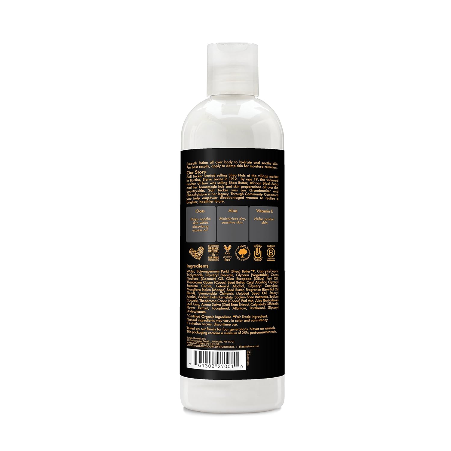 Shea Moisture African Black Soap Soothing Body Lotion - 369 g thumbnail 4