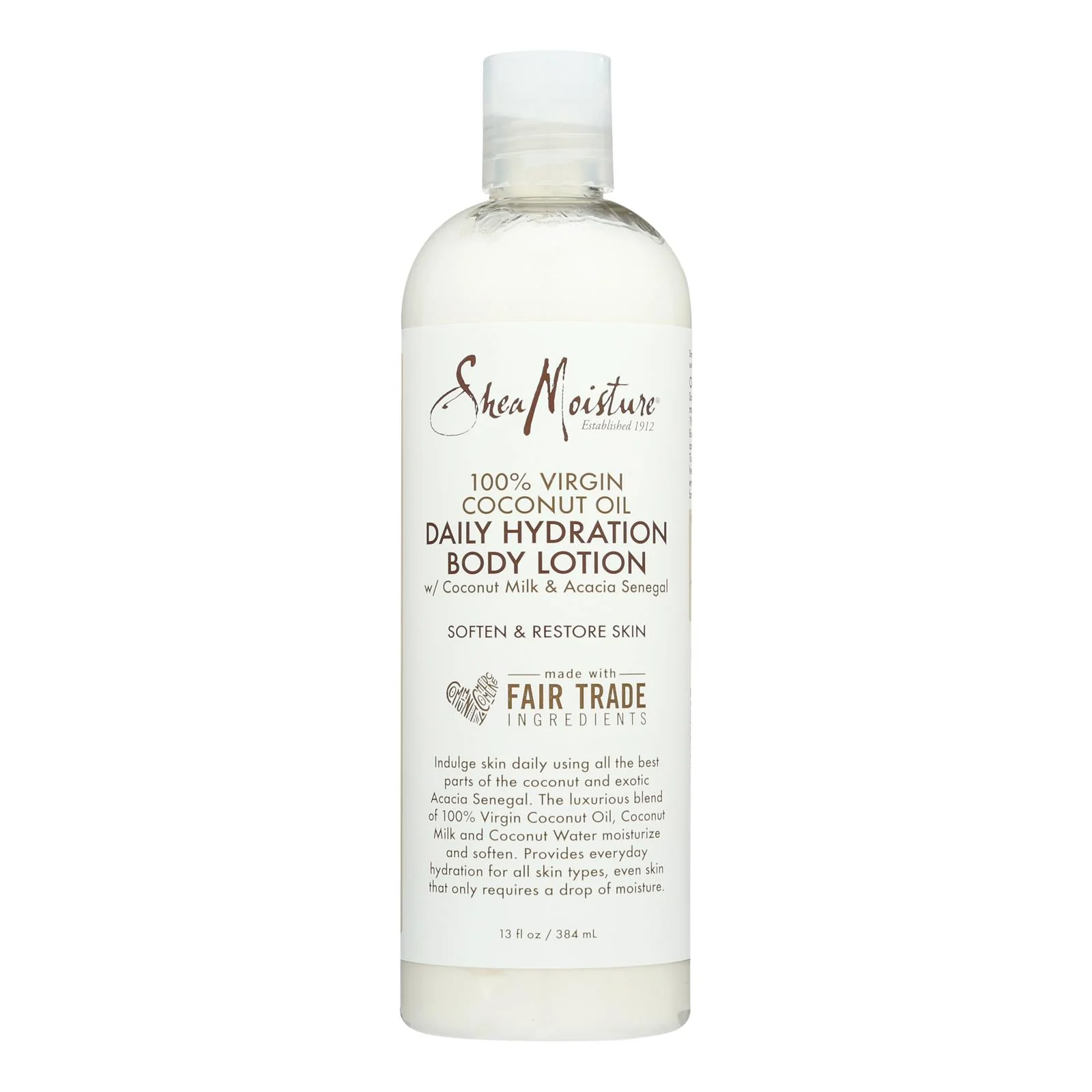 Shea Moisture 100% Virgin Coconut Oil Daily Hydration Body Lotion - 384 ml thumbnail 1