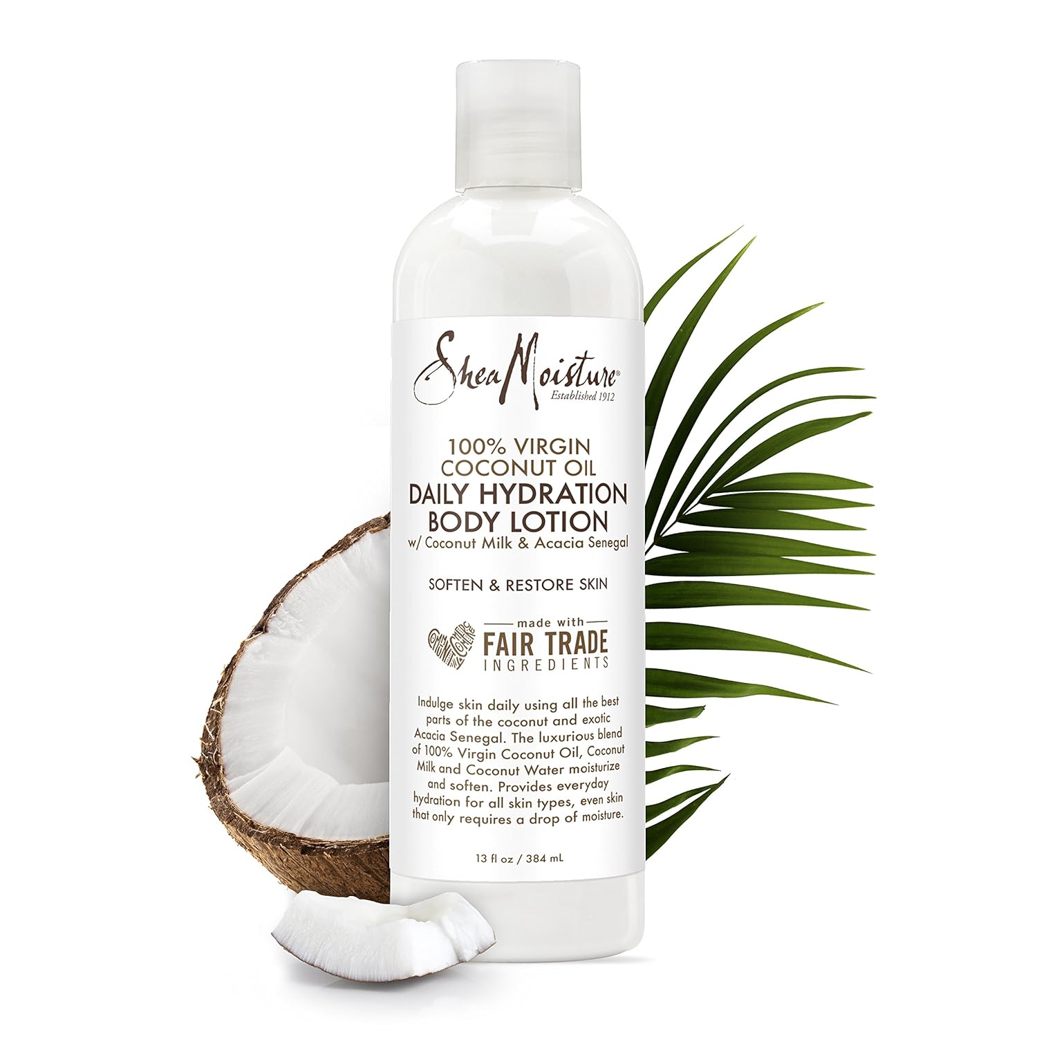 Shea Moisture 100% Virgin Coconut Oil Daily Hydration Body Lotion - 384 ml thumbnail 4