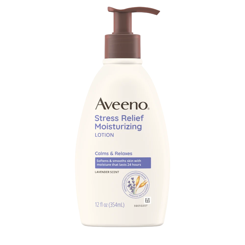 Aveeno Stress Relief Lavender Scent Moisturizing Lotion - 354 ml thumbnail 1