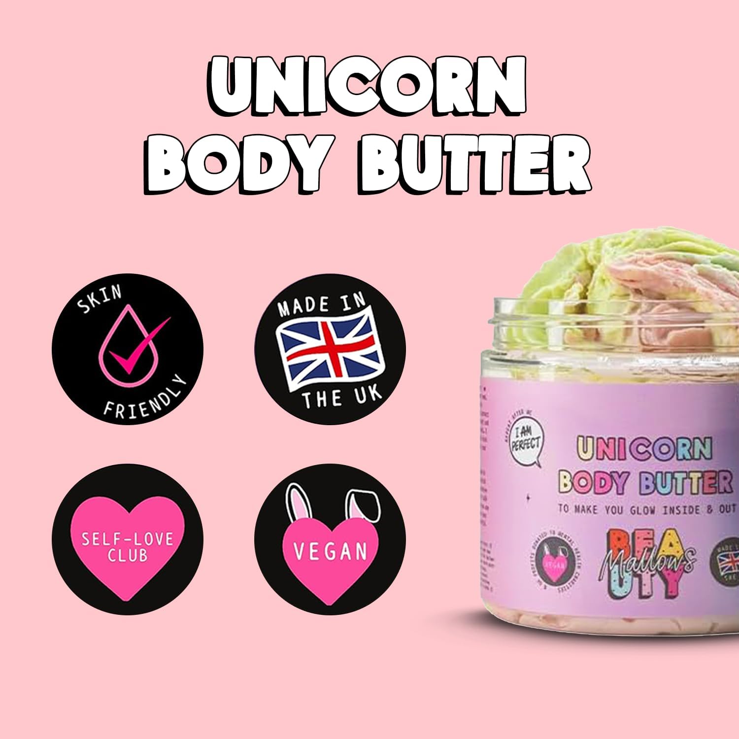 Mallows Beauty Unicorn Body Butter - 150 g thumbnail 2
