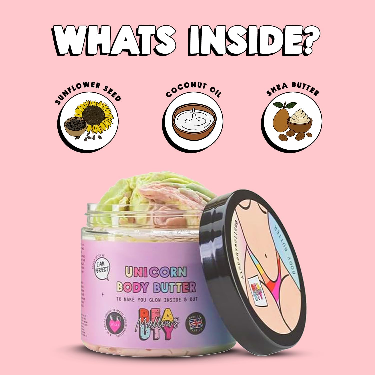 Mallows Beauty Unicorn Body Butter - 150 g thumbnail 3