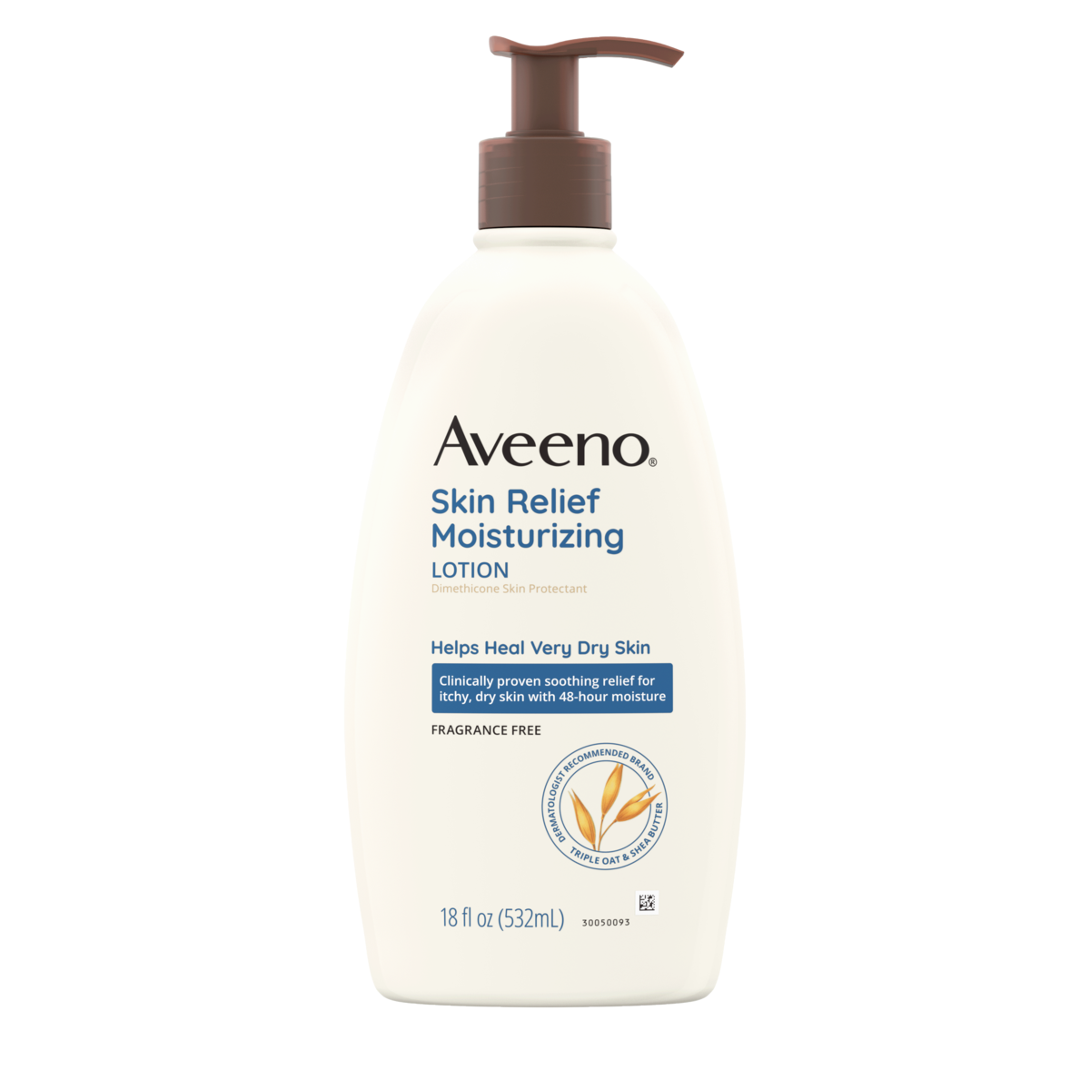 Aveeno Stress Relief Fragrance Free Moisturizing Lotion - 532 ml thumbnail 1