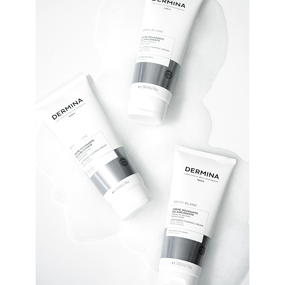 DERMINA Sensiblanc Lightening Foaming Cream - 200 ml thumbnail 2