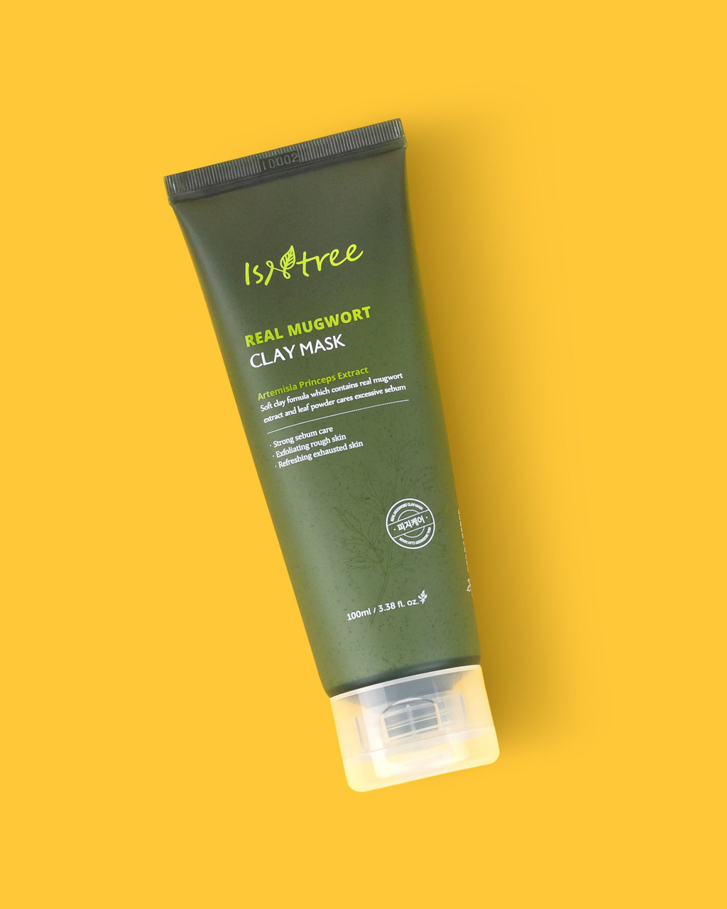 Isntree Real Mugwort Clay Mask - 100 ml thumbnail 2