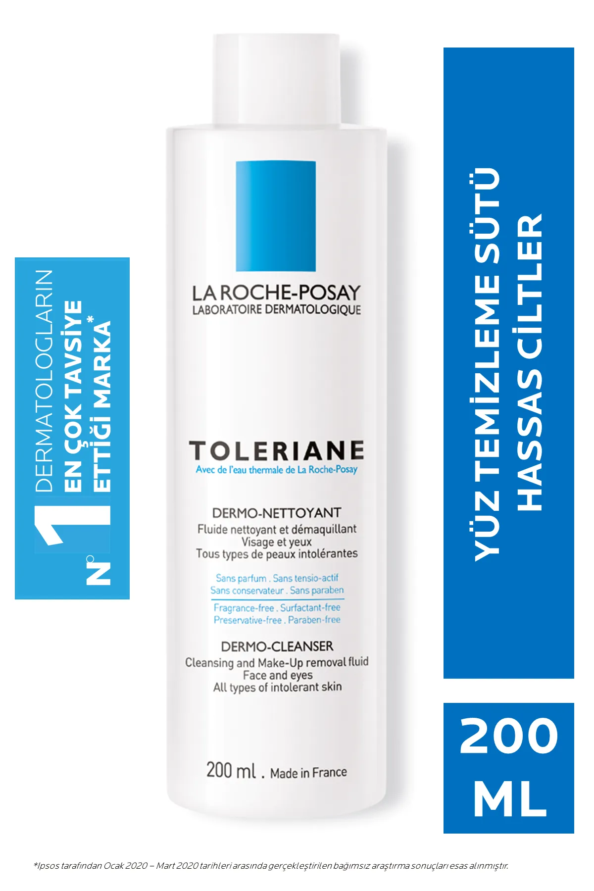 La Roche-Posay Toleriane Dermo Milky Cleanser - 200 ml thumbnail 4
