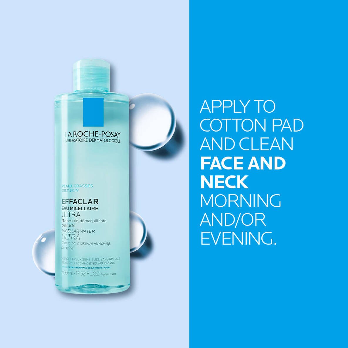 La Roche-Posay Effaclar Micellar Water For Oily Skin - 400 ml thumbnail 2