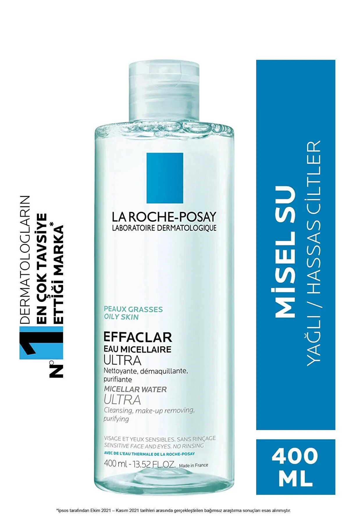 La Roche-Posay Effaclar Micellar Water For Oily Skin - 400 ml thumbnail 3