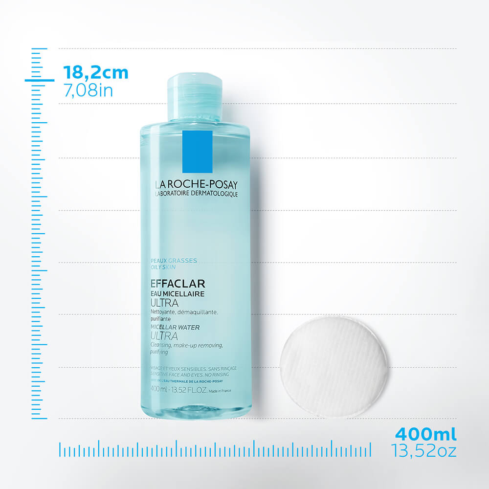 La Roche-Posay Effaclar Micellar Water For Oily Skin - 400 ml thumbnail 4