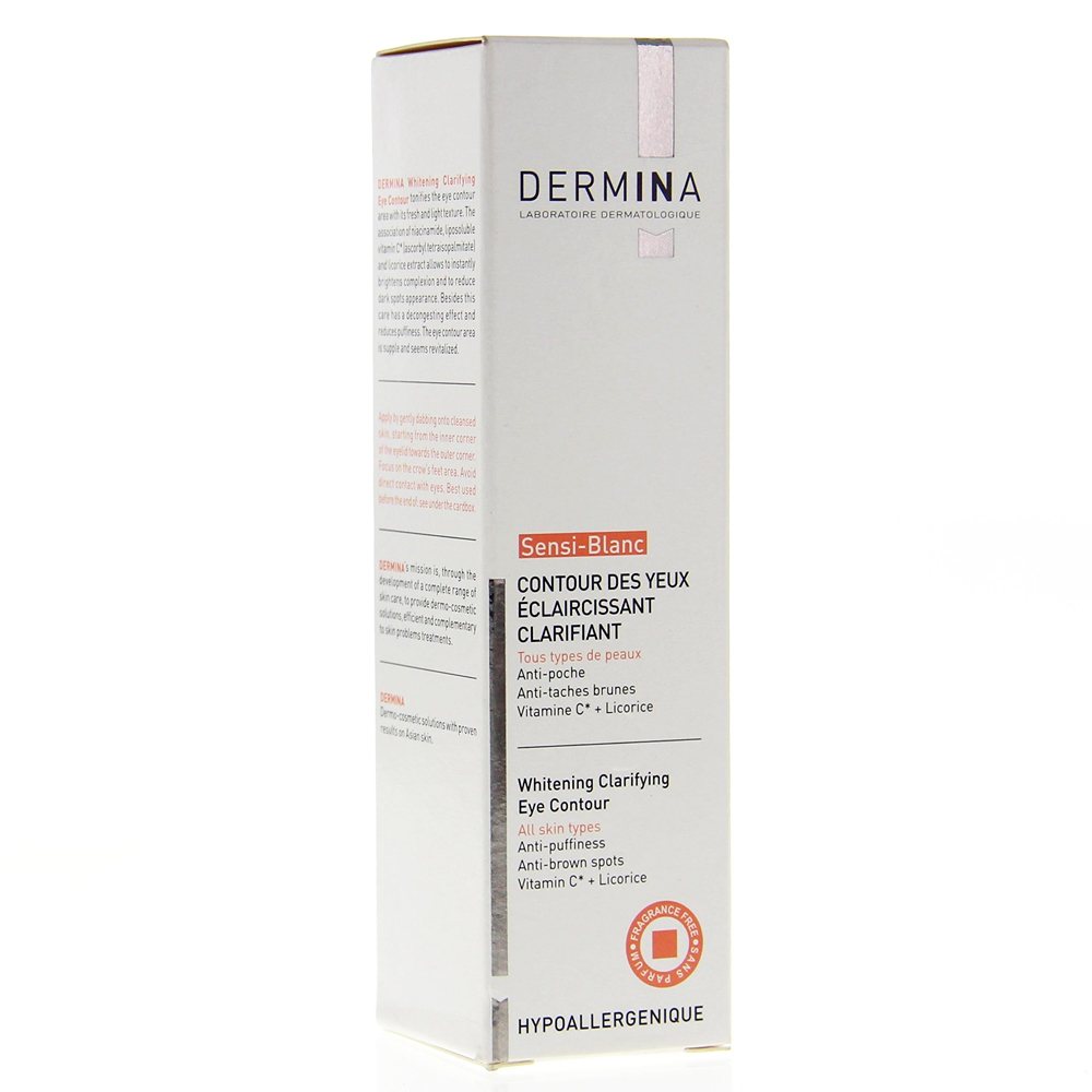 DERMINA Sensi-Blanc Whitening Clarifying Eye Contour - 30 ml thumbnail 2