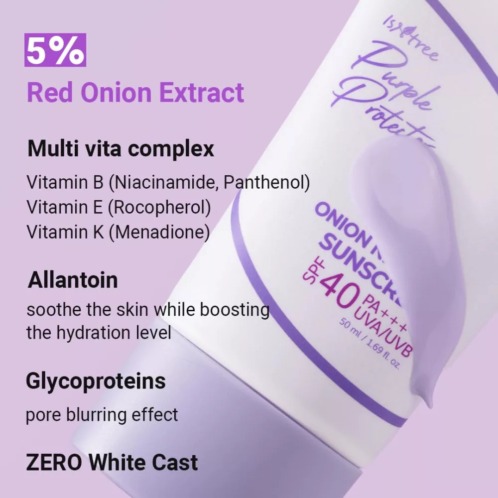 Isntree Onion Newpair Sunscreen SPF40 PA+++  - 50 ml thumbnail 3