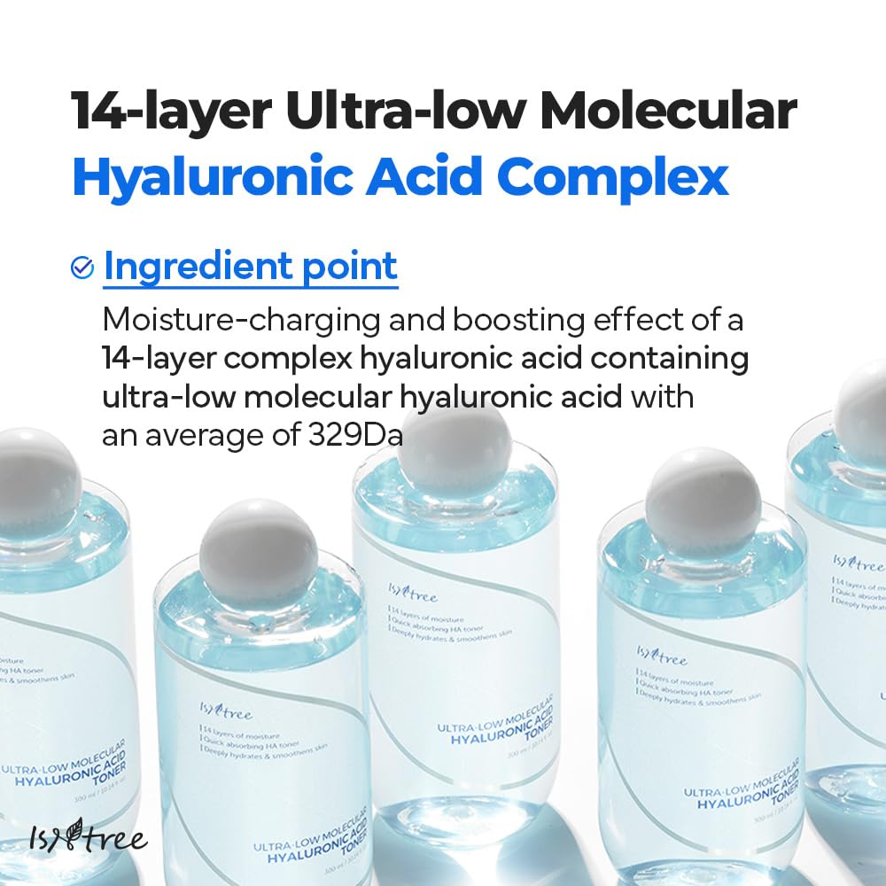 Isntree Ultra-Low Molecular Hyaluronic Acid Toner
 - 300 ml thumbnail 7