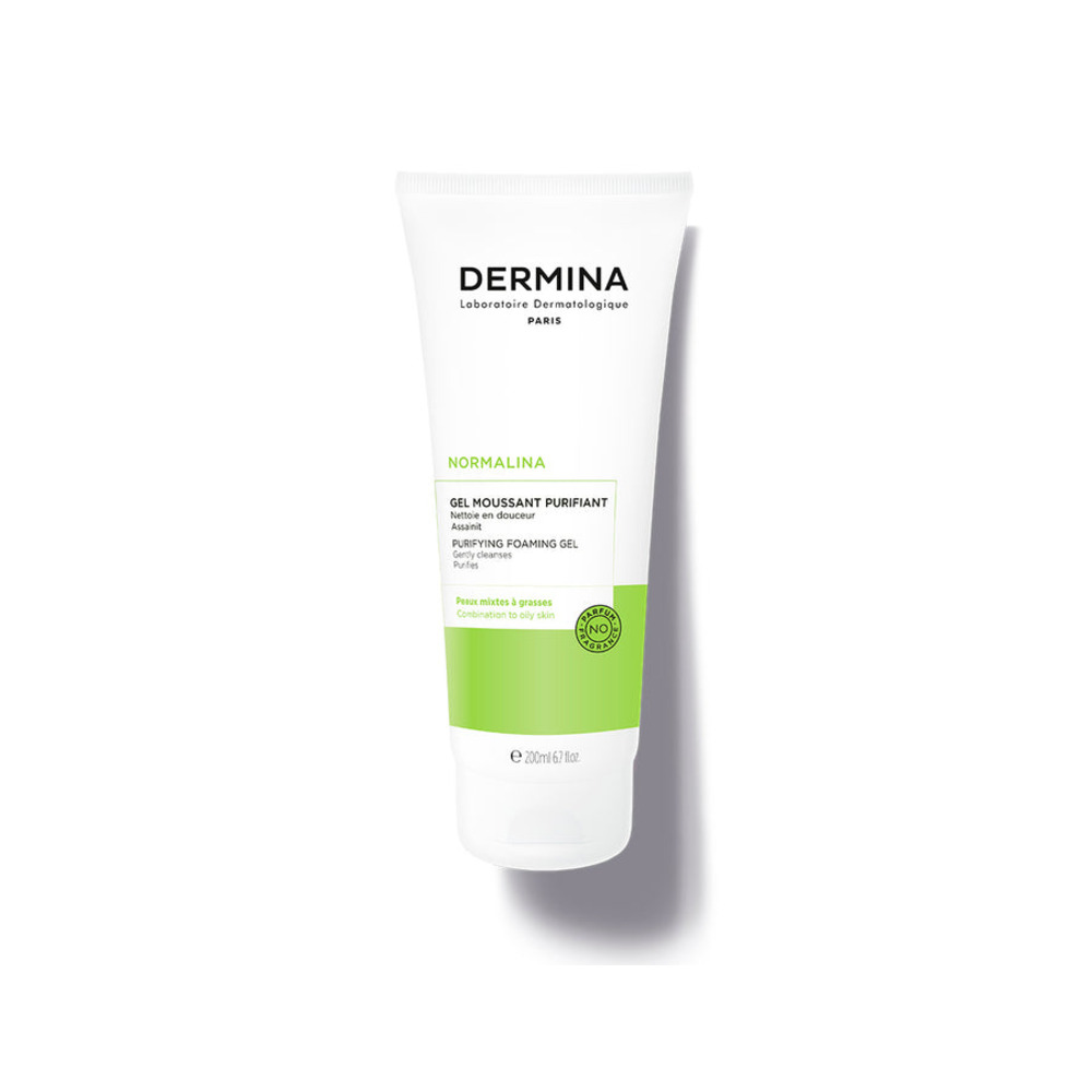 Dermina Normalina Purifying Foaming Gel - 200 ml thumbnail 1